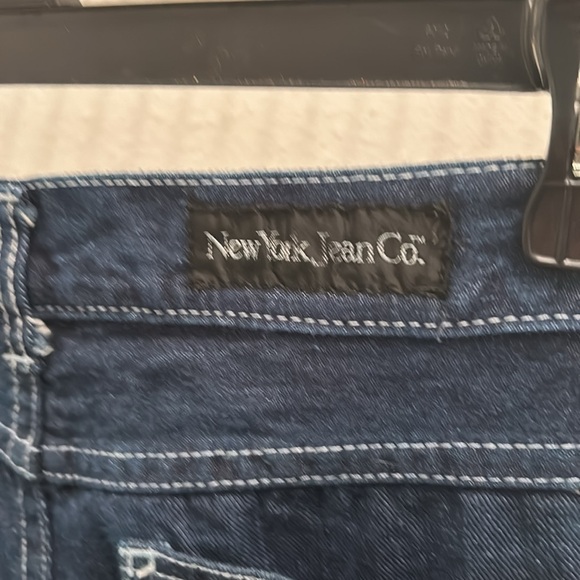 New York jean co. Juniors jeans size 13/14. Dark blue denim - Picture 3 of 4